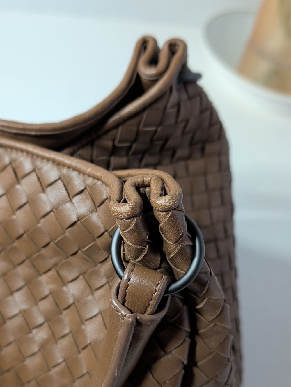 BOTTEGA VENETA Intrecciato Parachute Tote Bag Brown - Picture 16 of 16